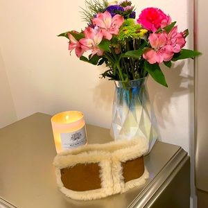 Ugg leather headband.